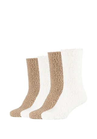 Camano Socken "Socken Cosy Kuschelsocken Flauschig Warm Damen Lang"