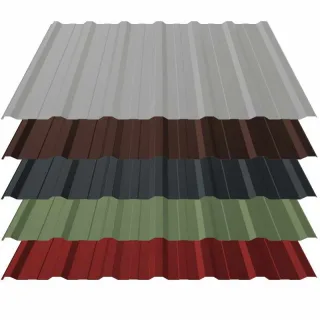 Trapezblech T18+ | Dach | 0,70 mm | Stahl | Aluzink, 25 µm Polyester