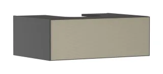 Hansgrohe Xevolos E Waschtischunterschrank Schiefergrau Matt 780/550 mit 1 Schubkasten für Konsole m 54312390
