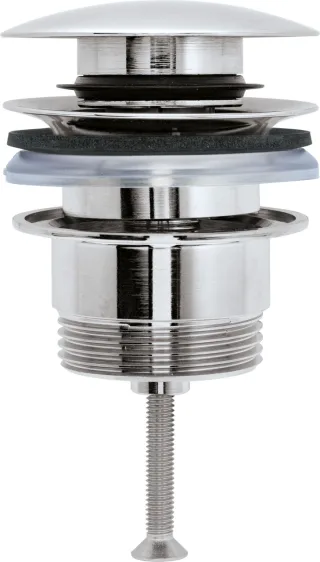 Duravit Push-open Ventil Edelstahl Gebürstet 63,5x63,5x95 mm - 0050527000 0050527000