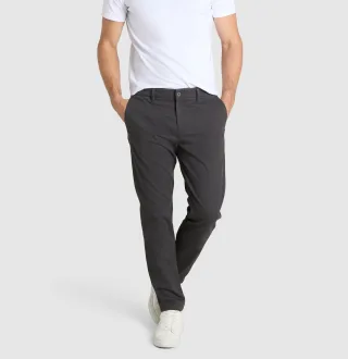 MAC - MAC JEANS - Lenny, Cotton Micro Structure grau - Gr. - 33/34