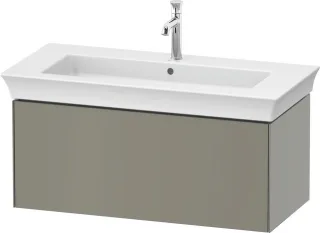 Duravit White Tulip Waschtischunterbau wandhängend Stein Grau Seidenmatt 984x458x410 mm - WT42420929 WT4242092920010