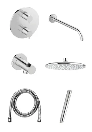 Damixa Merkur HS1 Unterputz-Duschsystem, chrom, 571380000 571380000