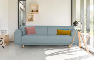 OTTO home 3-Sitzer "Maroon" in skandinavischem Design, mit losen Kissen