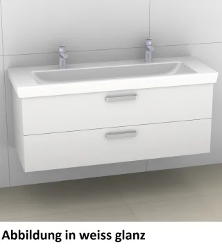 Artiqua 414 Waschtischunterschrank für Subway 2.0 7176D3 Weiß Matt Select, 414-WU2L-V72-7161-171 414-WU2L-V72-7161-171