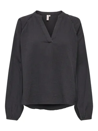 ONLY - ONLTHYRA LIFE LS V-NECK TOP NOOS WVN - Gr. - S