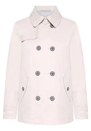 SAINT JACQUES - Sommerjacke hellgrau - Gr. - 36