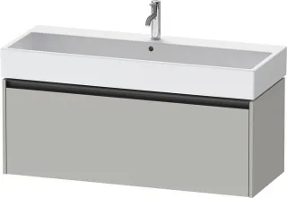 Duravit Ketho.2 Waschtischunterbau wandhängend Betongrau Matt 1184x460x440 mm - K25079007070000 K25079007070000