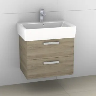 Artiqua 412 Waschtischunterschrank für Connect Cube E7729 Sanremo Eiche quer NB, 412-WU2L-I15-7144-4 412-WU2L-I15-7144-428