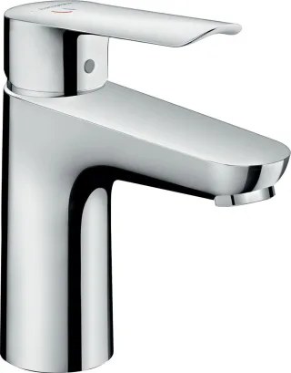 Hansgrohe Logis E Einhebel-Waschtischmischer 100 CoolStart mit Push-Open Ablaufgarnitur, Chrom, 7151 71516000