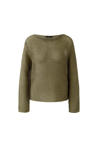 Oui - Pullover green garden - Gr. - 36