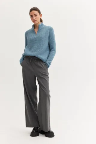THE FASHION PEOPLE - Pants anthra mel. - Gr. - 42