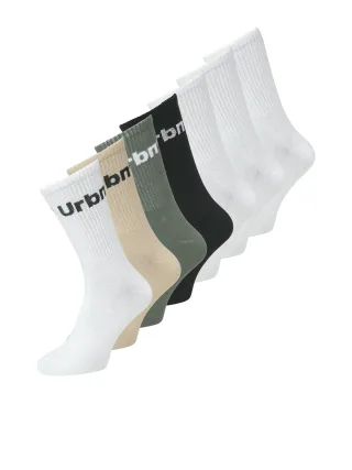 JACK&JONES - JACURBN TENNIS SOCKS 7 PACK SN white - Gr. - ONE SIZE