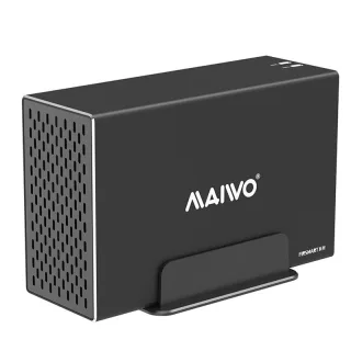 MAIWO 3.5'' HDD SATA RAID Storage Enclosure 5Gbps/10Gbps Dual Bay Hard Drive Docking Station to USB3.1 Type-C Gen2 with