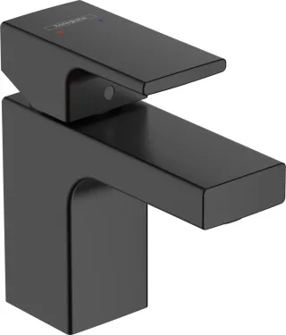 Hansgrohe Waschtischmischer 70 Vernis Shape ohne Ablaufgarnitur mattschwarz, 71567670 71567670