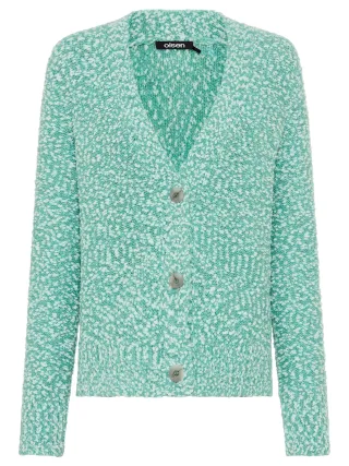 Olsen - Cardigan Long Sleeves dark mint - Gr. - 36