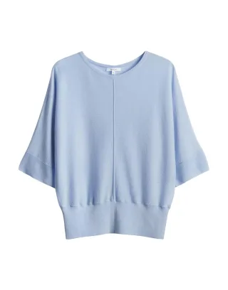 Opus - Feinstrickpullover - Peronika blau - Gr. - 42