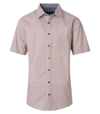 CASAMODA - Freizeithemd Kurzarm orange - Gr. - XXL