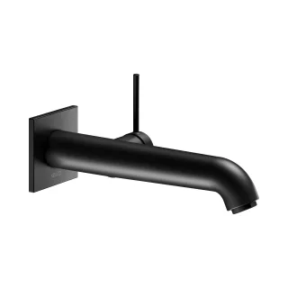 Keuco IXMO Soft Black Selection Waschtischarmatur Unterputz, eckig, Ausladung: 225 mm, schwarz matt 59516371202