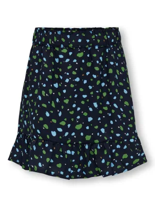 KIDS ONLY - KOGHOLLY FRILL SKIRT PTM dress blues - Gr. - 152