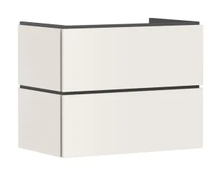 Hansgrohe Waschtischunterschrank Xilesa E 780x470mm m.2SK PushOpen WB Sandbeige matt, 54296780 54296780