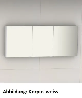 Artiqua Spiegelschrank, Quarzgrau Matt Touch, 070-SDT-1-17-173 070-SDT-1-17-173