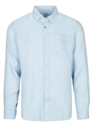 COMMANDER Finest Clothing - Hemd, 1/1 Arm chambray blue - Gr. - S