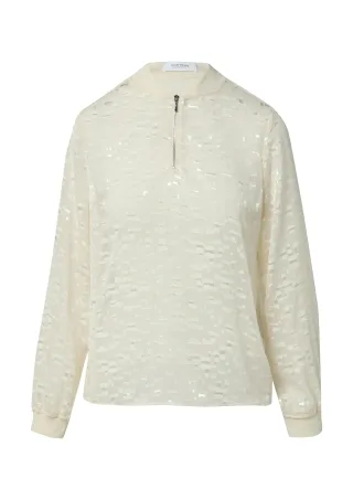 comma - Bluse creme - Gr. - 34