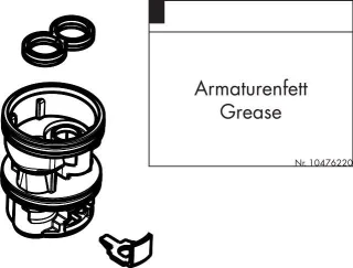 Hansgrohe Adapter für Kartusche PuraVida Mischer, 95289000 95289000