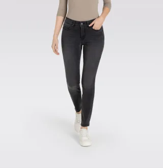MAC - MAC JEANS - DREAM SKINNY, Dream denim grau - Gr. - 00/28