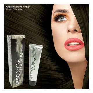 Joico Vero K-PAK Chrome Demi Permanent A3 Ebony Ash Brown Haar Farbe - 3x60ml