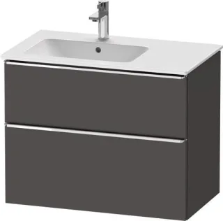 Duravit D-Neo Waschtischunterbau wandhängend Graphit Matt 810x462x625 mm - DE4366010490000 DE4366010490000