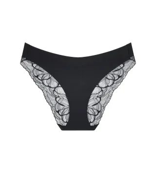 Triumph - Body Make-Up Illusion Lace Highleg Tai schwarz - Gr. - 40