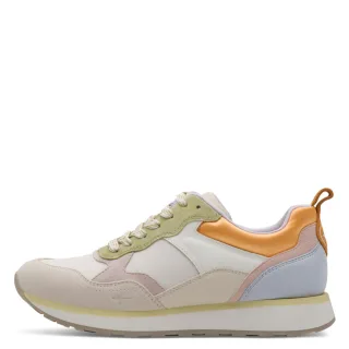 Tamaris - Sneaker beige/blau/pink - Gr. - 36