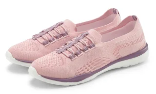 LASCANA Sneaker "Slipper, Halbschuh" aus leichtem Textil-Material VEGAN