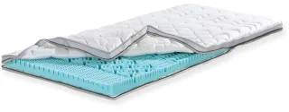 fan Topper "XXL Soft Plus, Premium Topper 90x200 cm,180x200 cm & weitere Größen" Matratze, Boxspringbett, Hausstauballergiker geeignet, ergonomisch