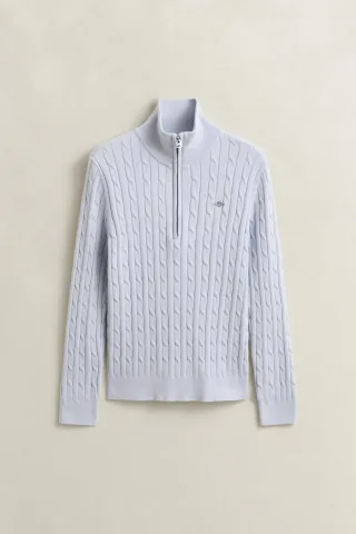 GANT - Zopfstrick Troyer light blue - Gr. - S