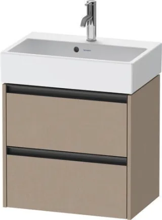 Duravit Ketho.2 Waschtischunterbau wandhängend Leinen Matt 584x390x549 mm - K25273075750000 K25273075750000