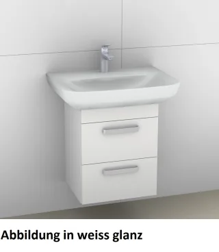 Artiqua 414 Waschtischunterschrank für Sentique 514365 Weiß Matt Select, 414-WU2L-V14-7161-171 414-WU2L-V14-7161-171