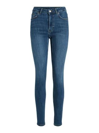 VILA - VISARAH WU02 RW SKINNY JEANS - NOOS medium blue denim - Gr. - XL/30