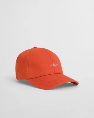 GANT - Shield High Cap aus Baumwolltwill deep orange - Gr. - OS