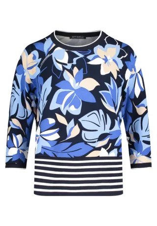 Betty Barclay - Feinstrickpullover blau - Gr. - 48