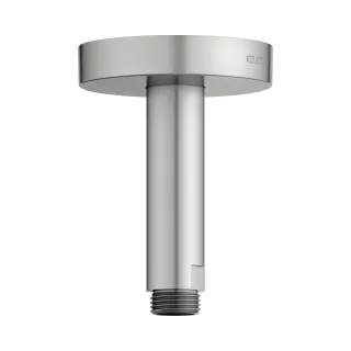 Keuco Brausearm Elegance 51689, Deckenanschluss, 100 mm,Edelstahl-finish, 51689060100 51689060100