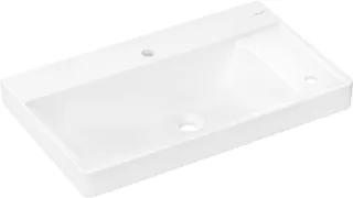 Hansgrohe Waschtisch Xelu Q 800x480 mm m.Ablage re.2 Hahnlöcher o.Überlauf weiß, 60319450 60319450