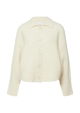 comma - Strickjacke creme - Gr. - XL