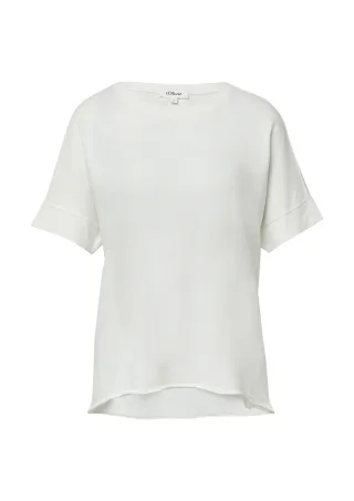 s.Oliver - T-Shirt creme - Gr. - 36