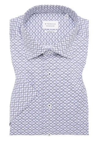 ETERNA - Hemd Twill Kurzarm hellblau - Gr. - 48/Kurzarm