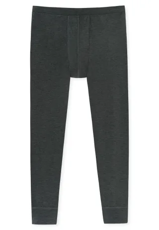 SCHIESSER - Hose lang dunkelgrau-gem. - Gr. - 7