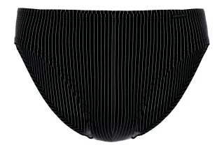 AMMANN - Org Smart & Stripes Mini Slip schwarz - Gr. - 8