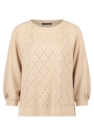 Betty Barclay - Sweatshirt beige - Gr. - 36